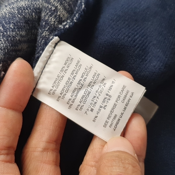 J. Crew Colorblock Blended Wool Pullover - Picture 5 of 9